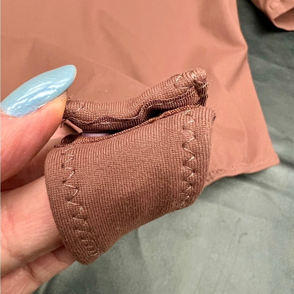 Free People Brown Puff Sleeve Bodysuit - Picture 5 of 12